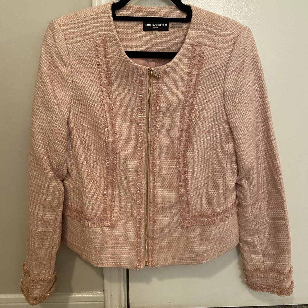 Karl Lagerfeld Paris Tweed Jacket